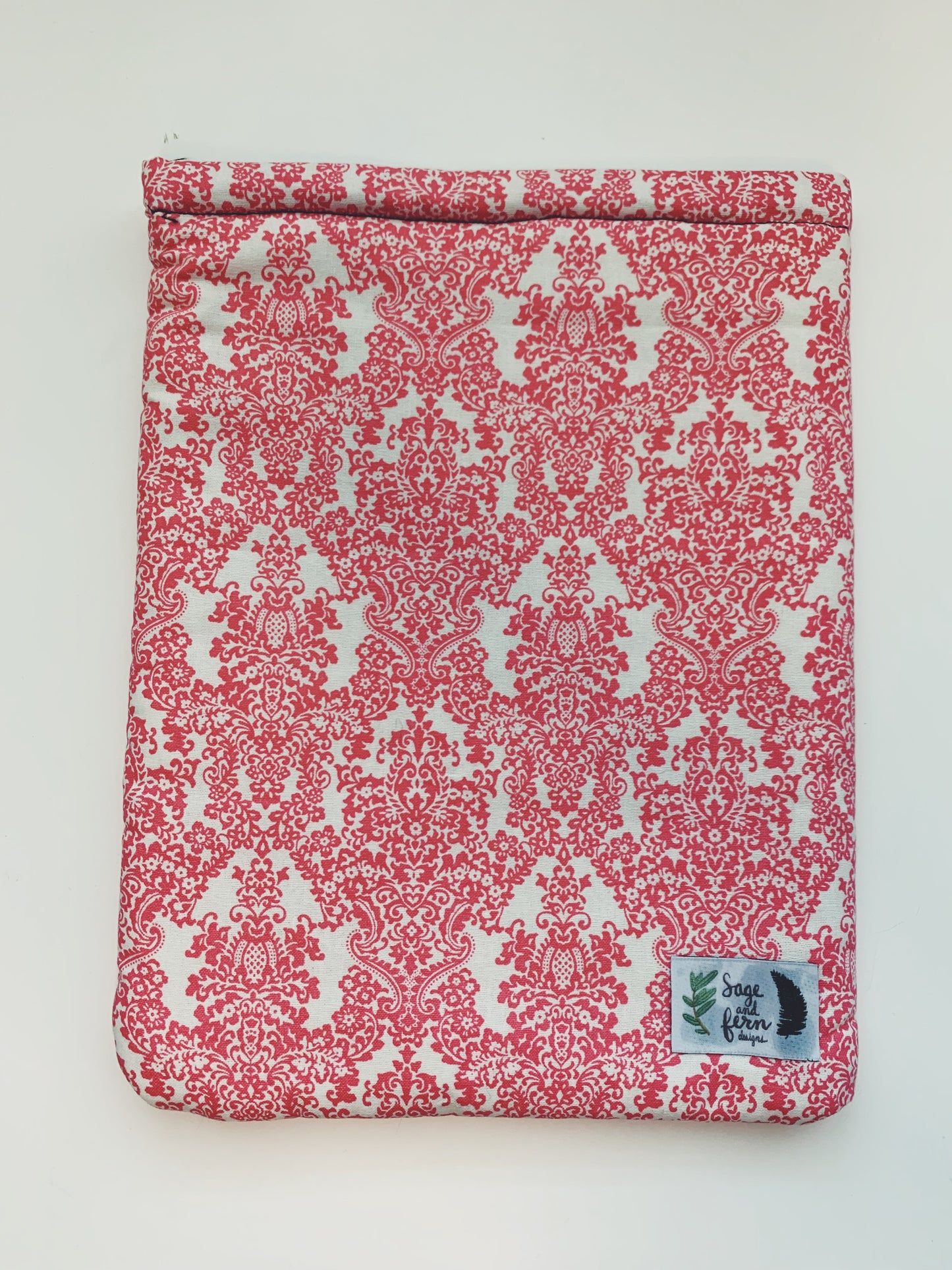 Pink and White Small Booksleeve